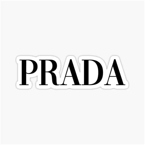 Prada Logo Stickers for Sale 